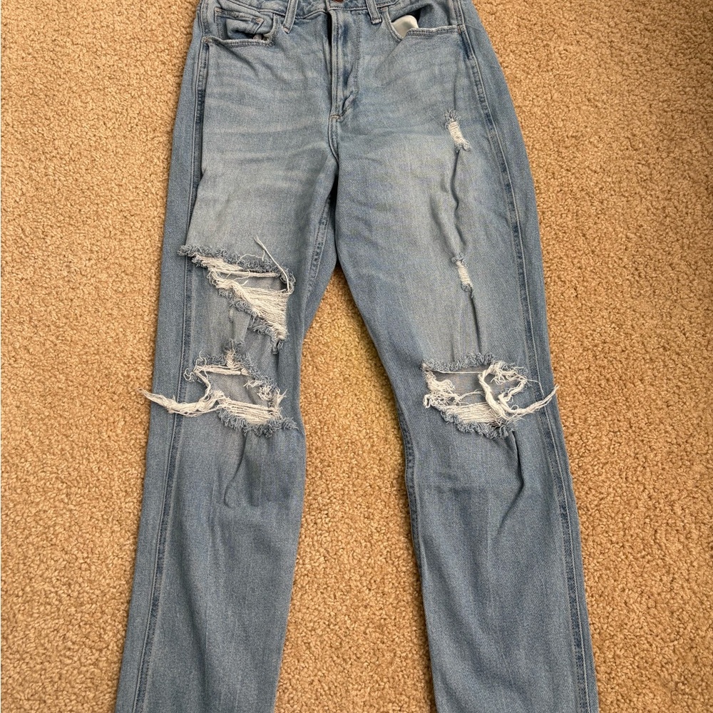 Hollister Light Blue Distressed  Jeans
